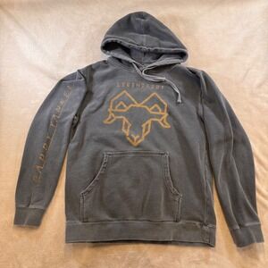 Daddy Yankee Legendaddy Concert Tour Hoodie‎ GOAT Logo Reggaeton Distressed Sz M